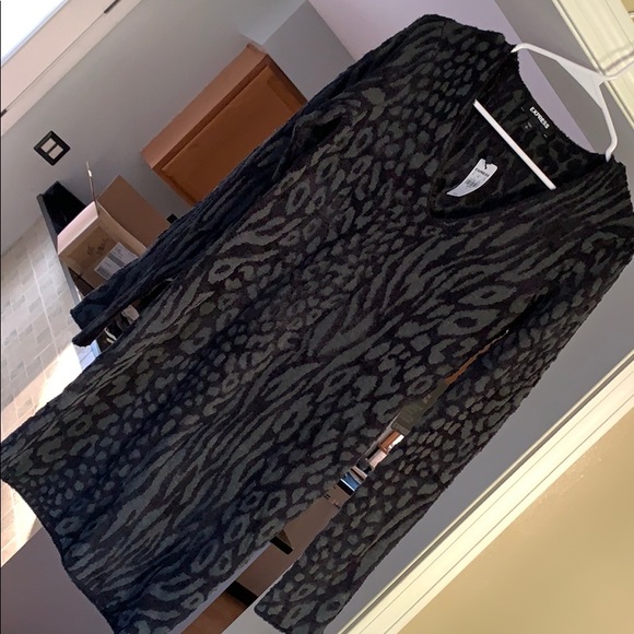 NWT Express Sweater Dress, Dark Gray, S - Picture 10 of 10